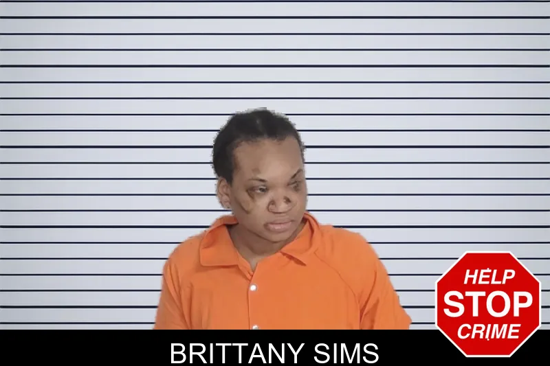 Brittany Sims mugshot