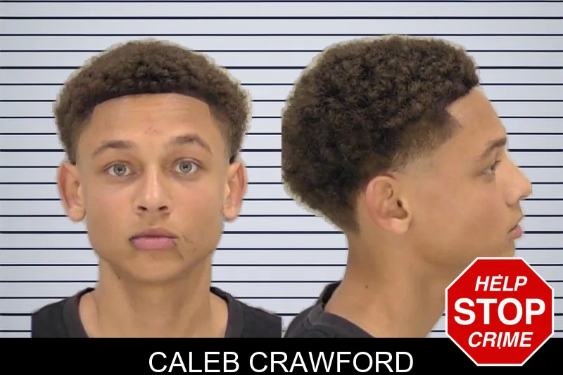 Caleb Crawford mugshot