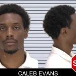 Caleb Evans mugshot
