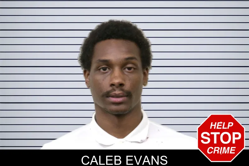 Caleb Evans mugshot
