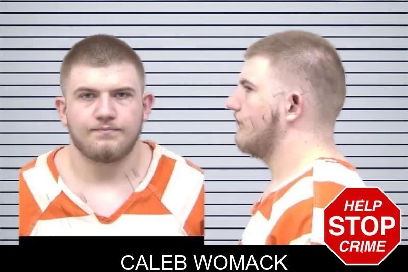 Caleb Womack mugshot