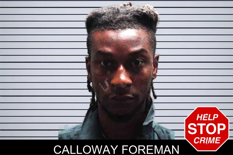Calloway Foreman mugshot