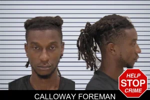 Calloway Foreman mugshot