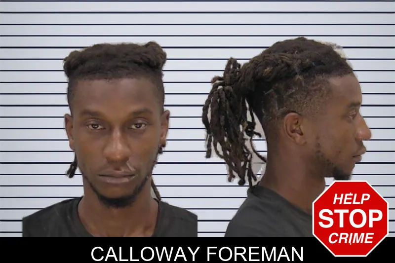 Calloway Foreman mugshot