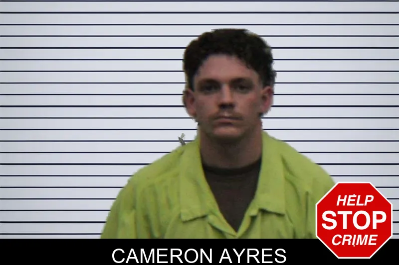Cameron Ayres mugshot