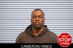 Cameron Hines mugshot