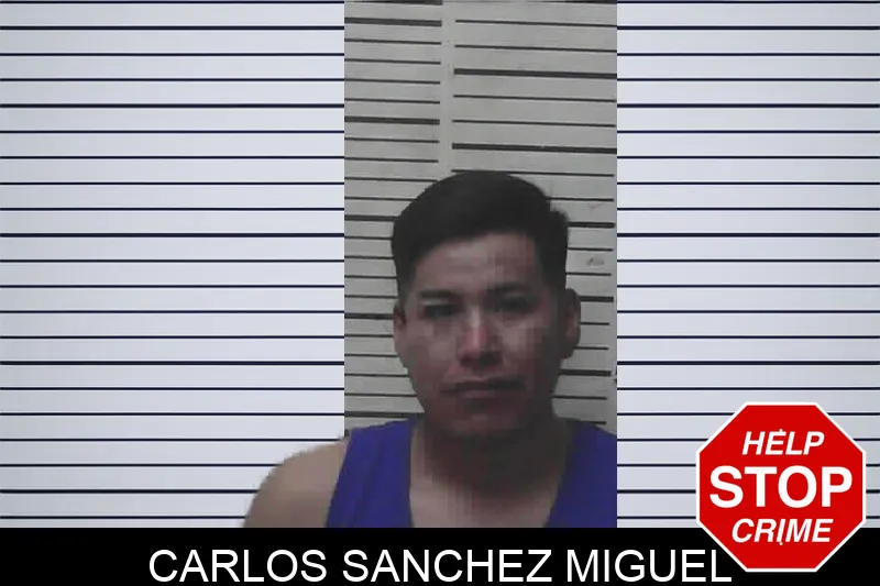 Carlos Sanchez Miguel mugshot