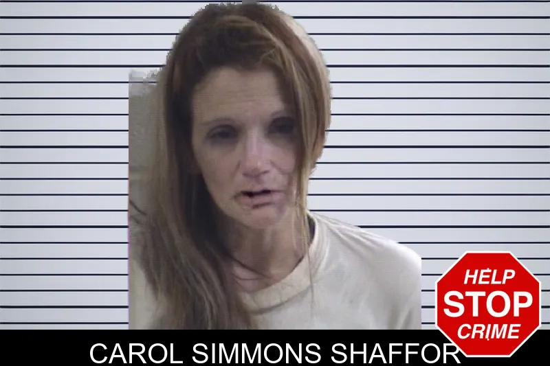 Carol Simmons Shaffor mugshot