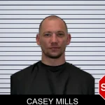 Casey Mills mugshot