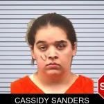 Cassidy Sanders mugshot