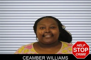 Ceamber Williams mugshot
