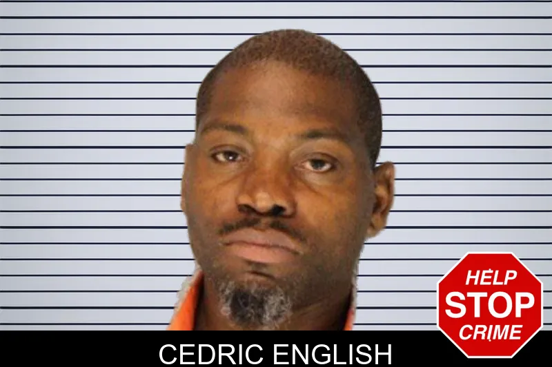 Cedric English mugshot