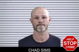 Chad Sims mugshot