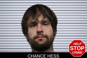 Chance Hess mugshot