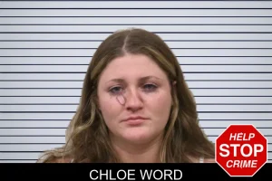 Chloe Word mugshot