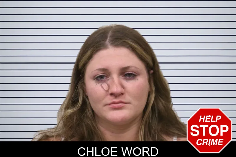 Chloe Word mugshot