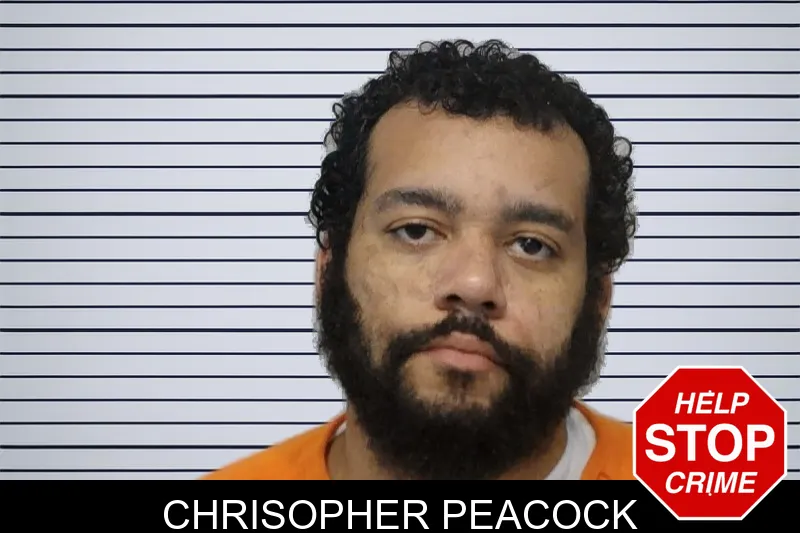 Chrisopher Peacock mugshot – Bibb County , Georgia Chrisopher Peacock mugshot