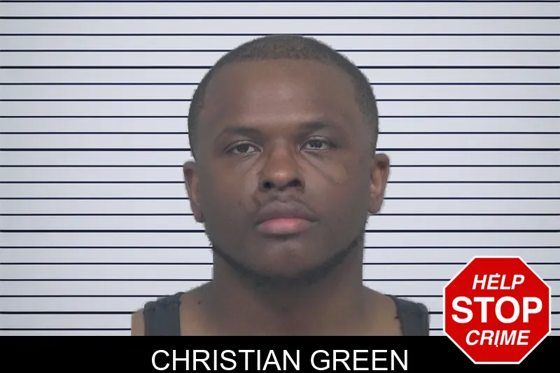Christian Green mugshot