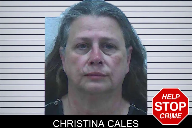 Christina Cales mugshot