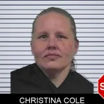 Christina Cole mugshot