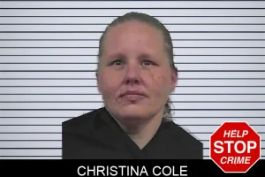 Christina Cole mugshot