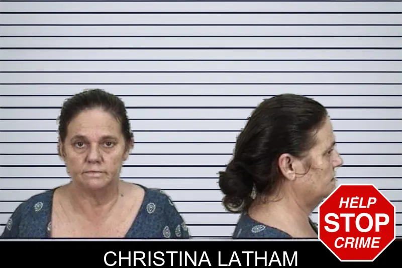 Christina Latham mugshot