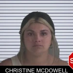 Christine McDowell mugshot
