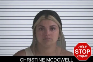 Christine McDowell mugshot