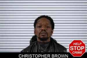 Christopher Brown mugshot