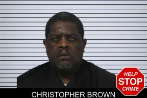 Christopher Brown mugshot
