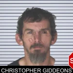 Christopher Giddeons mugshot