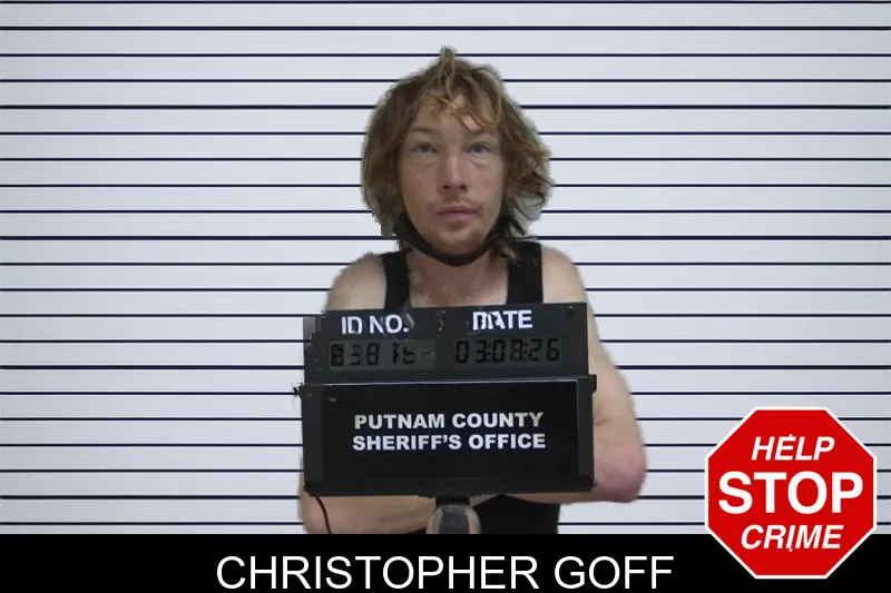 Christopher Goff mugshot – Putnam County , Georgia Christopher Goff mugshot