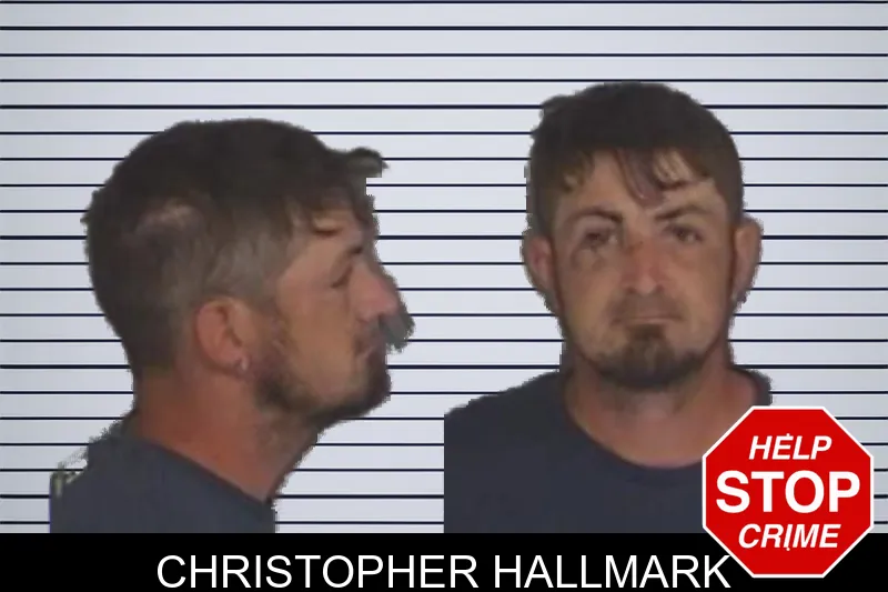 Christopher Hallmark mugshot