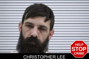 Christopher Lee mugshot