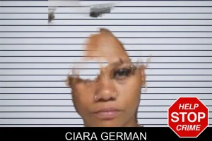 Ciara German mugshot