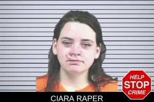 Ciara Raper mugshot