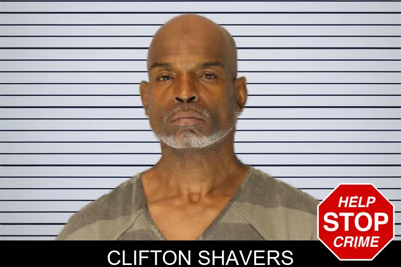 Clifton Shavers mugshot