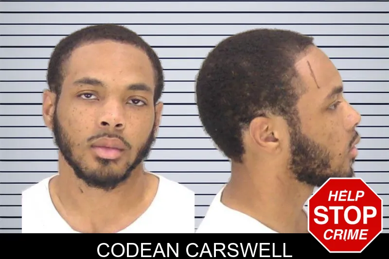Codean Carswell mugshot
