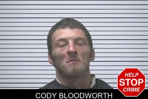 Cody Bloodworth mugshot