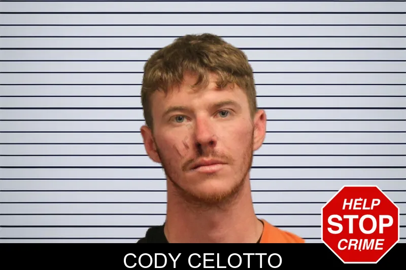 Cody Celotto mugshot
