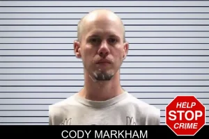 Cody Markham mugshot