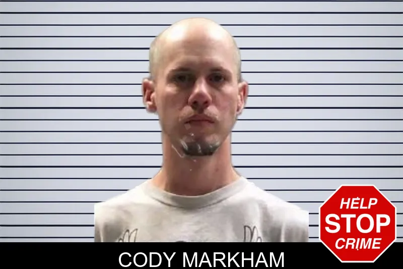 Cody Markham mugshot