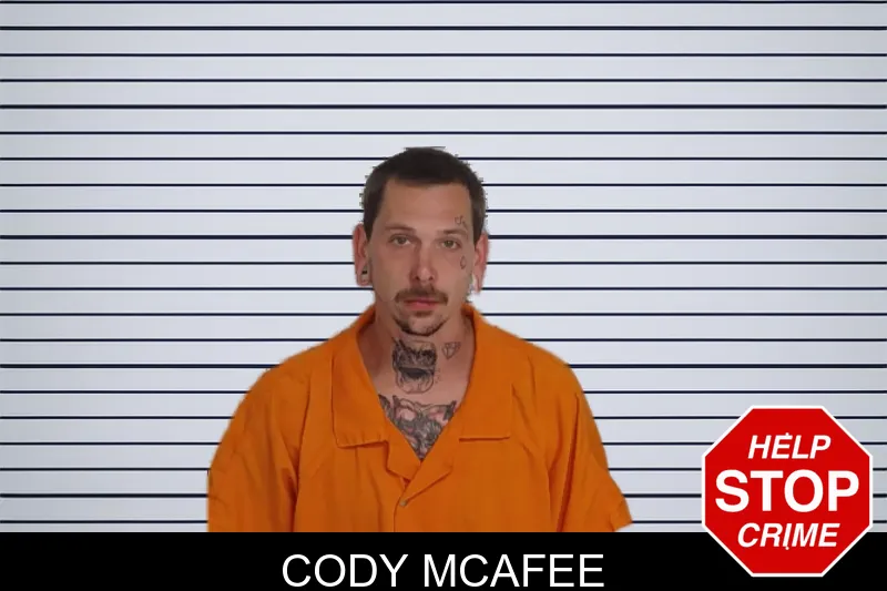 Cody McAfee mugshot