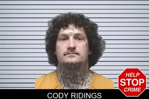 Cody Ridings mugshot