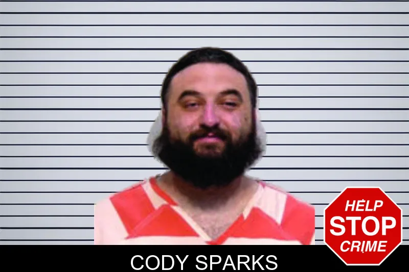 Cody Sparks mugshot