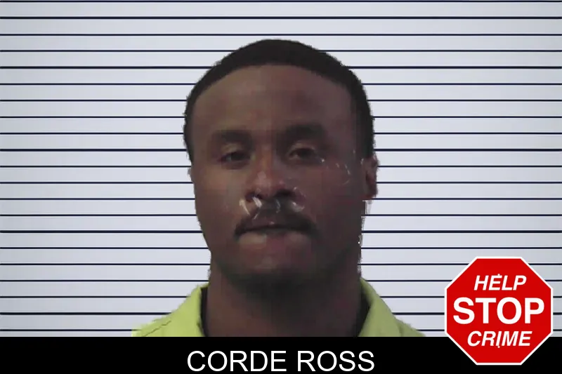 Corde Ross mugshot
