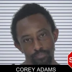 Corey Adams mugshot