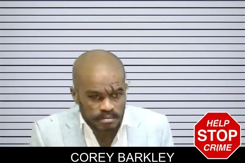 Corey Barkley mugshot