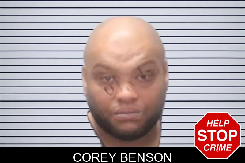 Corey Benson mugshot