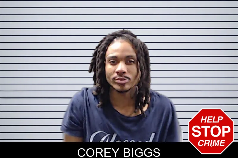 Corey Biggs mugshot